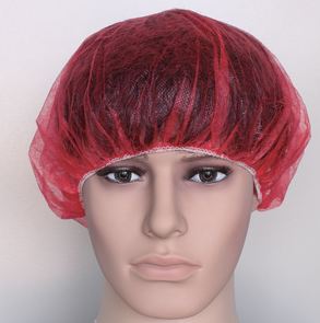 Bouffant,Cap,21",Red,1M/cs