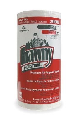 Towel, Household, Brawny, 11" x 9-5/16", 84 Sheets Per