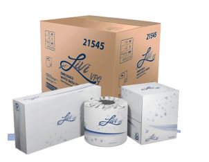 Tissue, Bath, "Livi Vpg", 2-Ply, 4.445"x3.98", White,