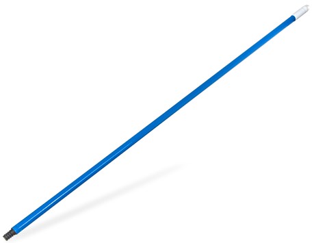 Handle, 48" broom, Blue  Plastic coated metal, 3/4-5 