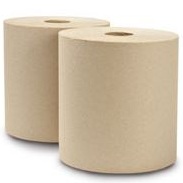 Towel, Roll, 7.8"X800', Natural 1-ply,Roll,6/Cs, 60