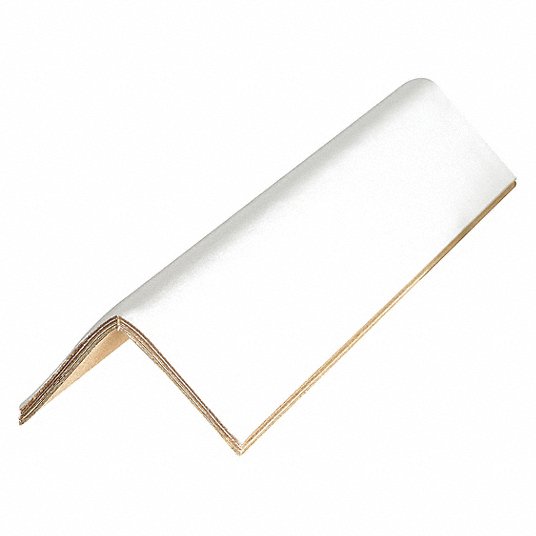 Edge Board, 2x2x29" .060, white, 5616/skid