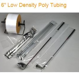 Poly Tubing, 6X725', 6 Mil