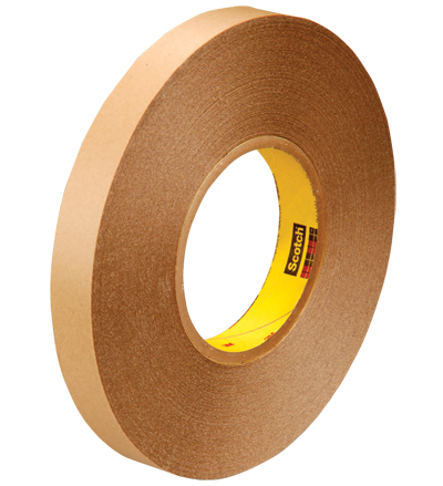 Tape,Dbl Sided,1"x72yds 5.8  mil, Film,Removable, 3M #9425, 