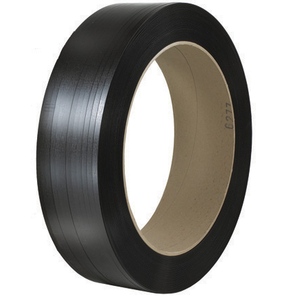 Strap, Polyprop, 5/8"x6000', 600lb break, black, 8x8 core