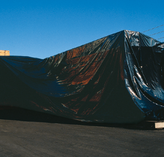 Poly sheeting 20 x 100' - 4  Mil, Black 