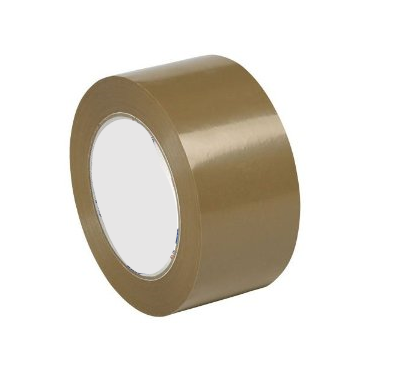Tape,Carton Seal,2"X110Yd, Tan,1.7 mil,hot melt,rubber
