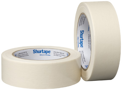 Masking tape, Shurtape 3/4"x60yd. 5.9mil, 48/cs