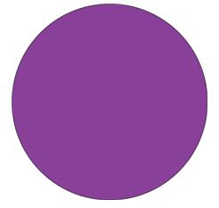Label, 3/4" Circle, Inv., Purple, 500/Rl