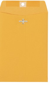 Envelope, Kraft Clasp, 6x9" 1000/cs