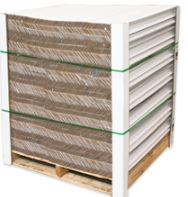 Edge protectors,3x3x36", .120, 2100 pieces /skid  