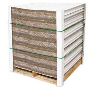 Edgeboard, 3"x3"x40", .120,  white, 1944/skid