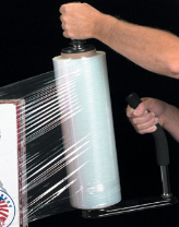 Stretch Film, Hand Grade, 12" x 2000', 60 Gauge, Blown,