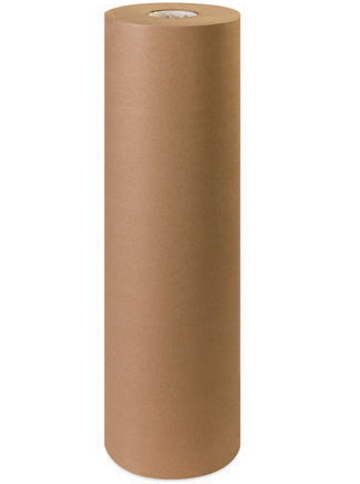 Kraft Paper, 30" x 900', 40 lbs Basis Weight, Recycled,