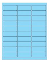 Label, Laser, 2 5/8" x 1", Fluorescent Pink, 30/sheet,