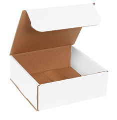 Mailer, Corrugated, 8" x 8" x 3", 200#/ECT-32-B, White,