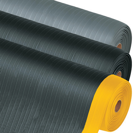 Mat, Anti-Fatigue, 3' x 5', 3/8" Thickness, Economy, Black