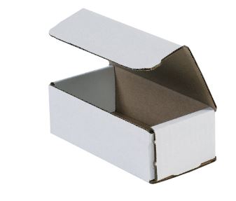Corrugated Mailer, 6x3 5/8x2",  White, 32ECT, 50/Bndl