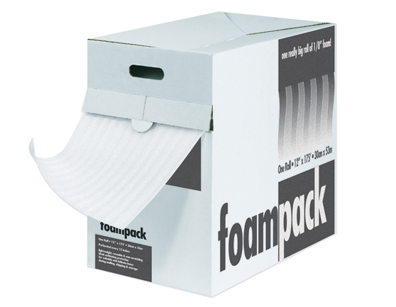 Foam, Dispenser Pack, 12" x 85', 1/4" Thickness, Air