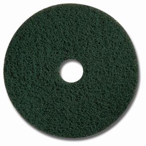 Floor Pad, 16" Diam., Black, Floor