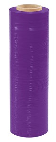 Stretch Film, Hand Grade, 18"x1500', 63ga, Purple,
