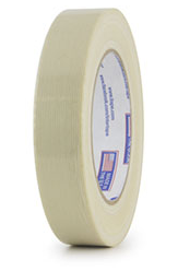 Tape, Filament, 2" x 60 yds, Poly Film Backed, Medium