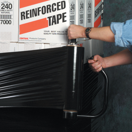 Stretch Film, Hand Grade, 18" x 1500', 80 Gauge, Opaque,