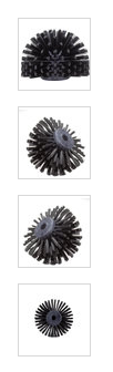 Brush, Floor Drain 5" Black Bristles