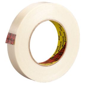 Tape, Filament, 1" x 60 yds, 6.6 mil, 3" Core, 3M #898, 36