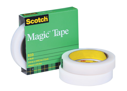 Tape, Office, 3/4" x 72 yds, 3" Core, Magic, Scotch #810,