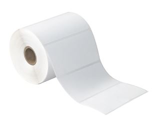 Label, 4x3 Direct Thermal  White, 1" core, 500/roll, 12 