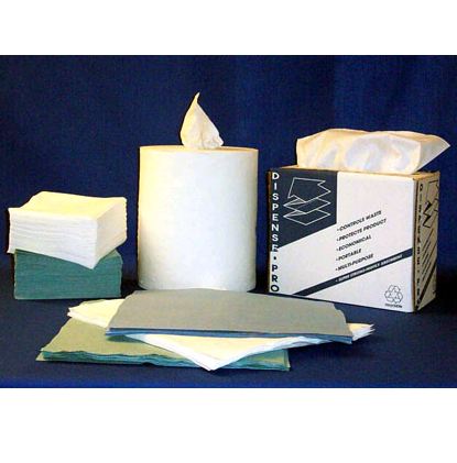 Wiper, 9"X18", White, SpunLace 900 Wipers/Case