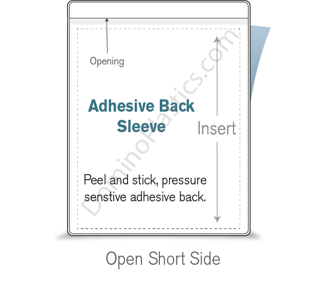 Envelopes, Vinyl, 3.5"x5", 4 Mil, Clear,50envelopes/pack