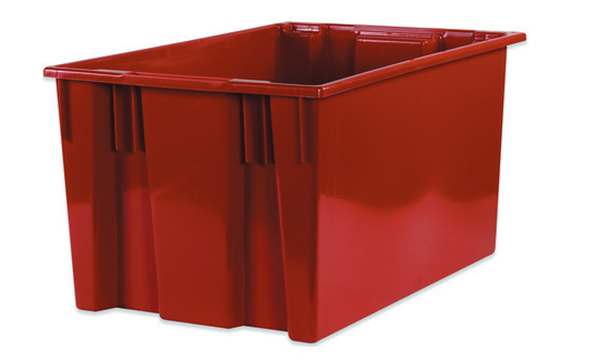 26 5/8" x 18 1/4" x 14 7/8" Red Stack &amp; Nest