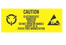 1 x 2 1/2" Caution Electrostatic Sensitive