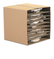 10 7/8 x 16 7/8" Corrugated Layer Pad, 200# / 32 ECT,
