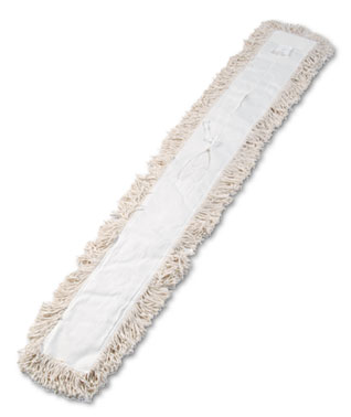 Mop, Dust, Head, 5"x60", Slip On, 4-Ply Cotton, 12/Cs,