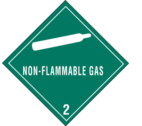 Label,4x4,2" non-flammable 500/roll, 864/skid