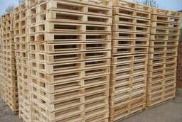 48" x 40" (new)pallets/ISPM 15 compliant; painted red on