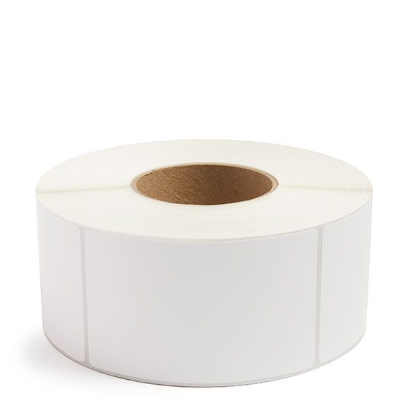 3"x4" thermal transfer label, 1500 LPR, 8 RPC, 12000 LPC 