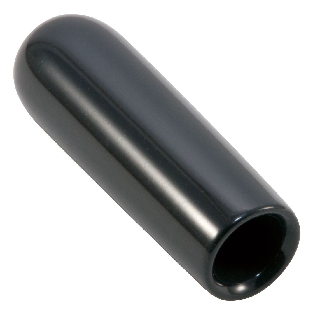 Vinyl Black Cap 2.5" dia &amp; 1.5" length