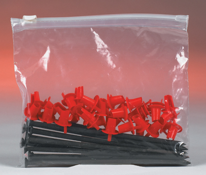 12" X 12" - 3 Mil Slide-Seal Reclosable Poly