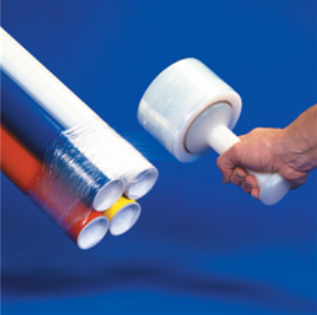 Stretch Film, Hand Grade, 3" x 700', 120 Gauge, Reusable