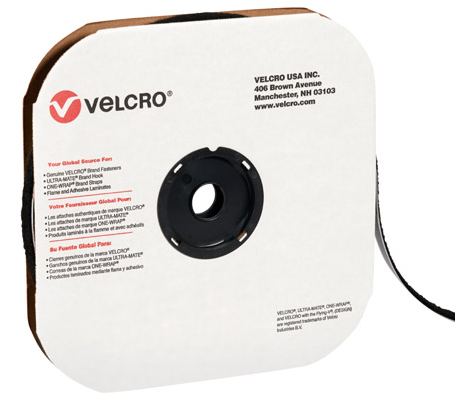 3/8" - Loop - Black Velcro Tape - Individual Dots Case